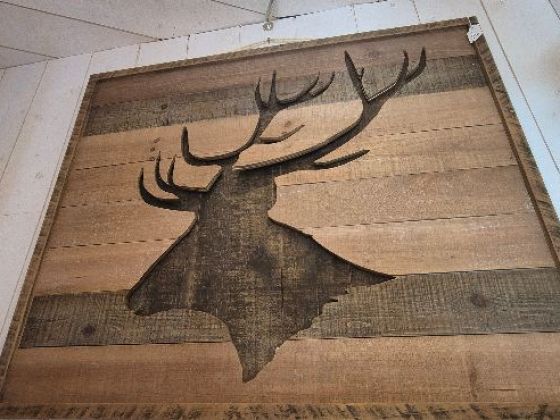 Cadre bois cerf